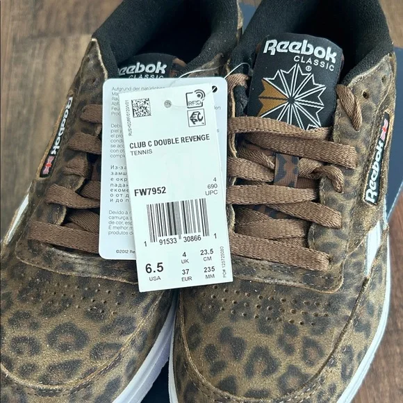 Reebok women’s Brown Leopard Sneakers - Picture 5 of 7